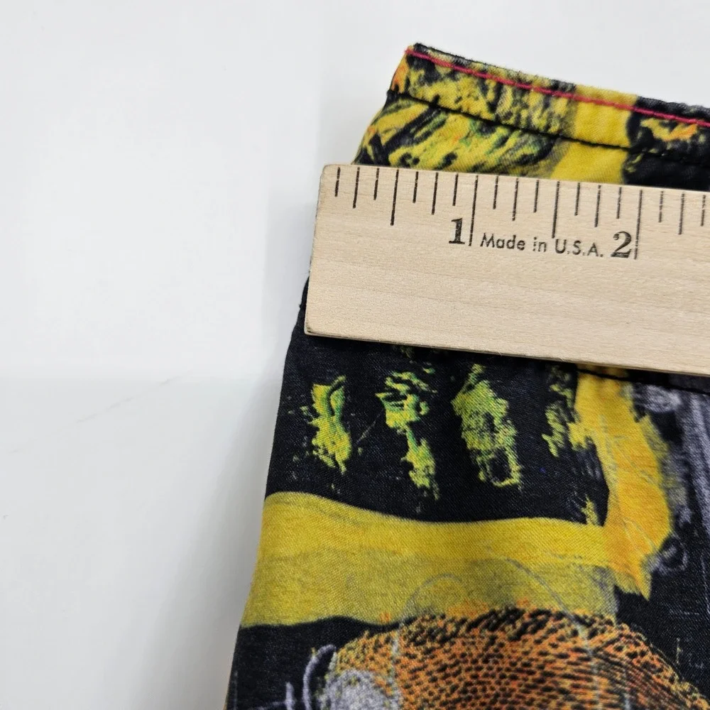Vintage Quiksilver Board Shorts Mens 36 Peter Webb Art Black Beauty Rare‎